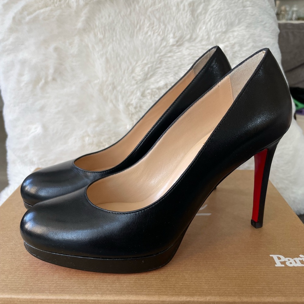 Christian Louboutin New Simple Pump 100mm Black EU 35 NIB